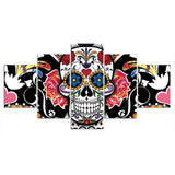 tableau skull mexicain