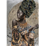 Affiche africaine colorée