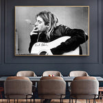 tableau photo de Kurt Cobain