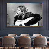 tableau photo de Kurt Cobain
