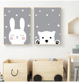 tableau lapin pour enfant