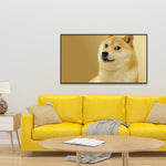 tableau photo shiba marrant
