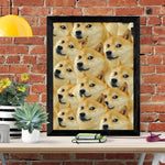 tableau photo shiba marrant