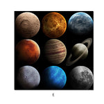 tableau météorites jaune