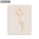 tableau trait verre de vin