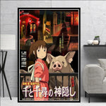 Canvas Painting Spirited Away Chinese Movie Hayao Miyazaki 