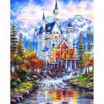GATYZTORY Pictures By Number Town Landscape For Adult Gift 