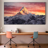 tableau Everest coucher de soleil