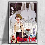 Studio Ghibli Princess Mononoke Movie Japan Anime Poster 