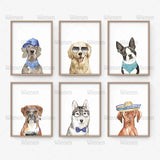 tableau chien cool