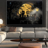 tableau vintage moon