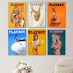 Affiche Playboy jaune