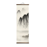 Chinese Style Ink Painting Alpine Canvas Decorative Painting