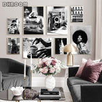 tableau noir et blanc fashion