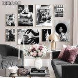 tableau noir et blanc fashion