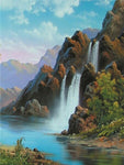 tableau grande cascade d’eau
