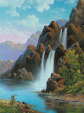 tableau grande cascade d’eau