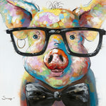 tableau graffiti bulldog