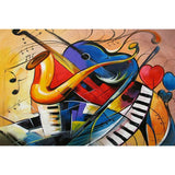 tableau peinture instrument