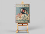 tableau vintage vinyle