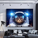 tableau d’un chat dans l’espace