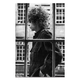 tableau bâtiment en noir et blanc