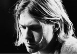 tableau de Kurt Cobain noir et blanc