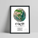 Tableau Affiche earth