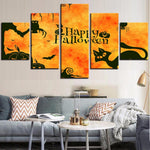 tableau haloween style dessin animé