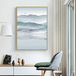 tableau sommet et nuages