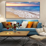 tableau plage très calme