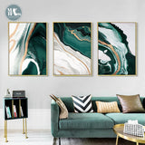 tableau peinture abstraite moderne plage