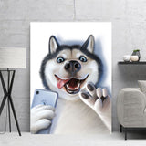 Tableau Husky et Iphone