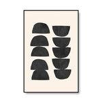 tableau minimaliste pleins de traits verticles