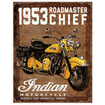 Motorcycle Poster Vintage Metal Tin Plaque Retro Signs Plate