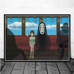 Spirited Away Movie Hayao Miyazaki Japan Anime Canvas 