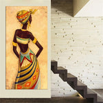 cadre vintage femme africaine