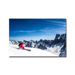 tableau montagne snow board