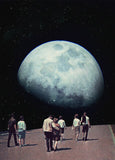 tableau câlin sur la lune