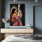 tableau guitariste américain connu