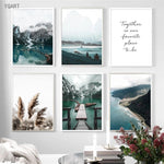 tableau montagne scandinave