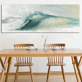 tableau peinture abstraite d’une vague