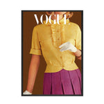 tableau vogue jupe violette