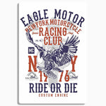 Born To Ride Poster Motorcycle Tin Signs Retro Metal Sign 