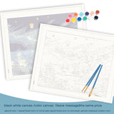 tableau peinture mer ciel magique