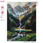tableau grande cascade d’eau