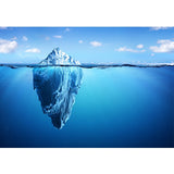 tableau montagne sur la mer