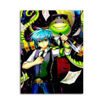Affiche mangas personnage vert