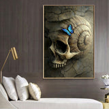 tableau vintage moon