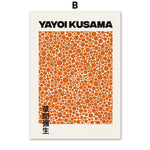 Tableau Kusama orange